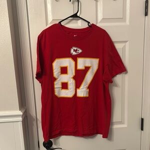 Nike Travis Kelce Red Kansas City Chiefs 87 T-Shirt XL